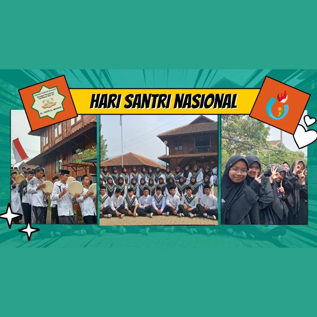 Peringatan Hari Santri Nasional di pondok pesantren