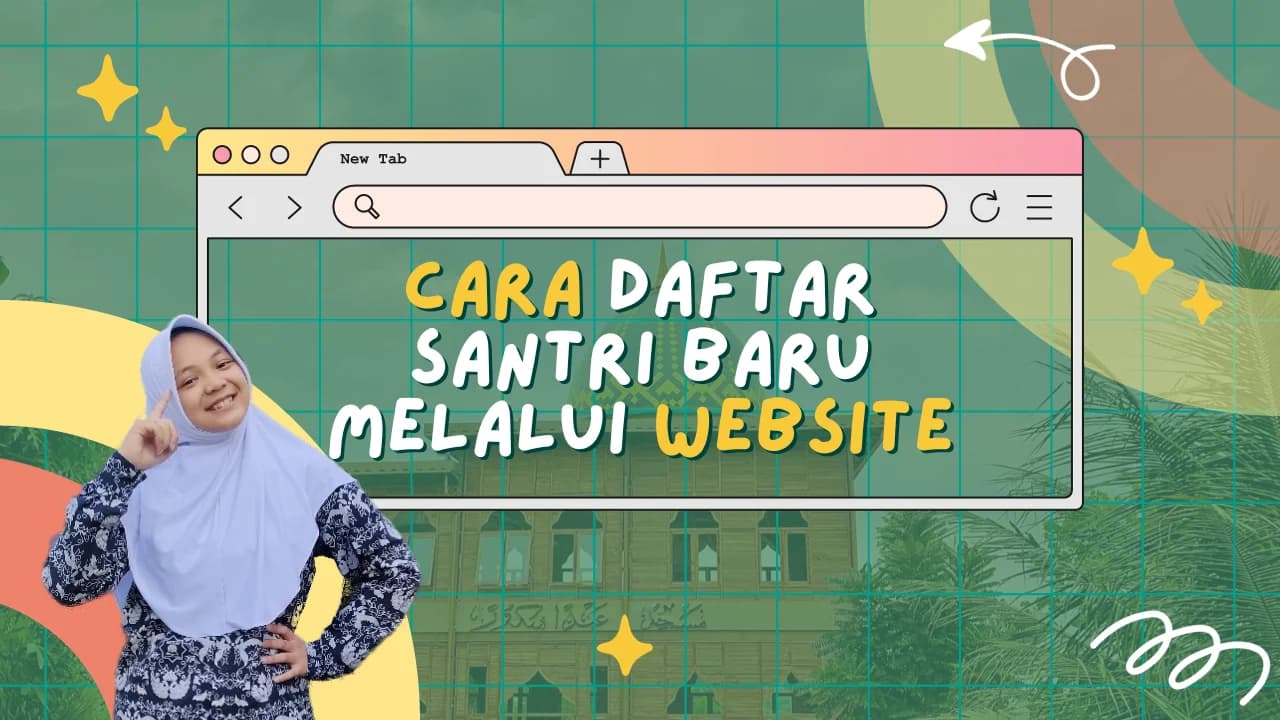 Cara daftar santri baru melalui website — video tutorial pendaftaran