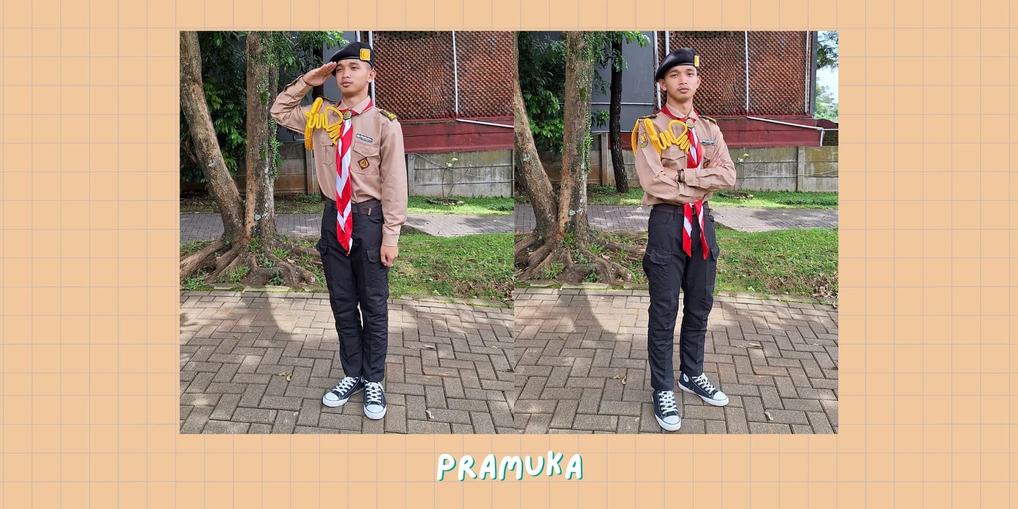 Contoh seragam pramuka santri SMA Takhassus